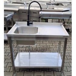 Zlew 1 Komorowy z Półką -...