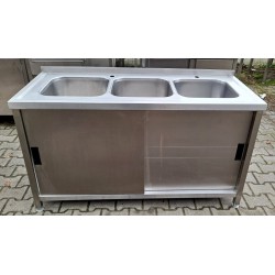 Zlew 3 Komorowy z Szafką -...