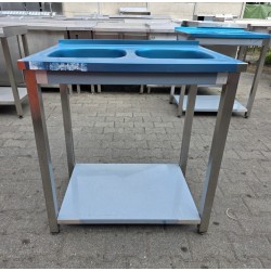 Zlew 2 Komorowy z Półką -...
